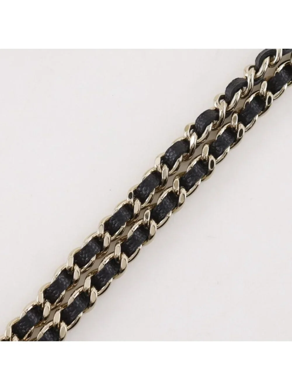 Chanel Mademoiselle Quilted Caviar Leather Black Chain Wallet Shoulder